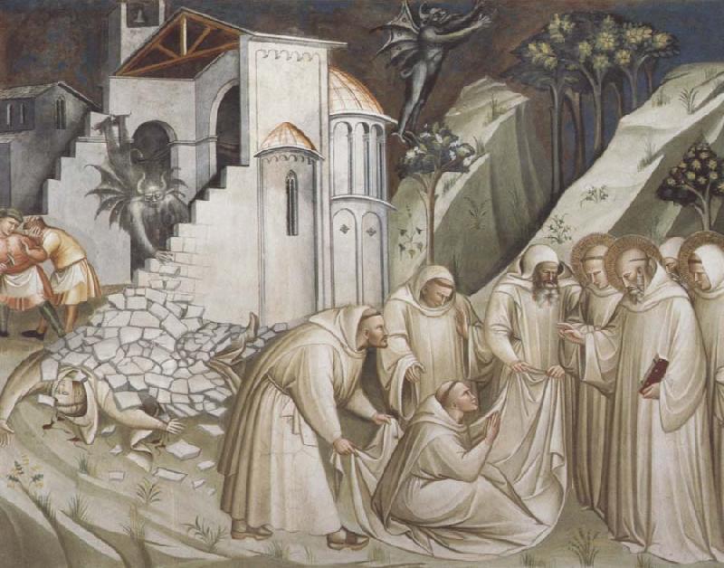  St.Benedict Revives a Monk from under the Rubble
